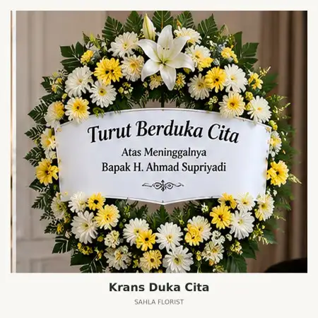 Krans Bunga Duka Sekupang